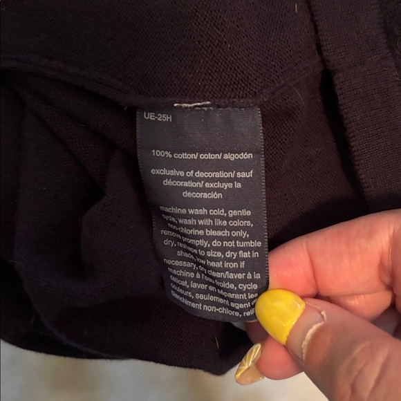 TOMMY HILFIGER Polka Dot Cotton Sweater, Size XL - Picture 7 of 8